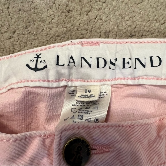 LAND’S End,light weight, pink corduroy pants super soft #408 - Picture 2 of 6